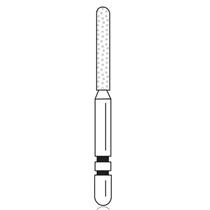 Premier - Two Striper Diamonds-Parallel Cylinder Round End