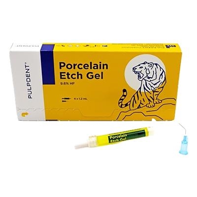 Pulpdent - Porcelain Etch Gel Kit (4) x 1.2mL Syringes