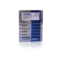 SS White - Pear Carbide Friction Grip Burs