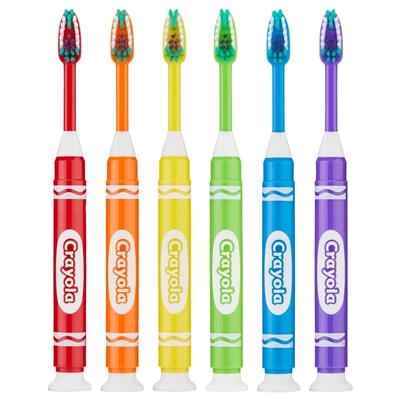 Sunstar - GUM Crayola Suction Cup Toothbrush