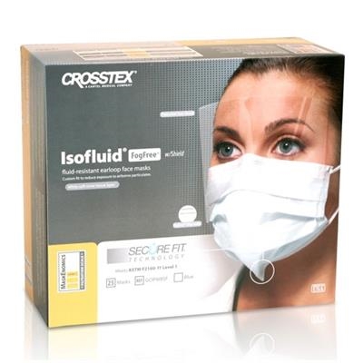 Crosstex - Isofluid ASTM Level 1 FogFree SecureFit w/ Splash Shield