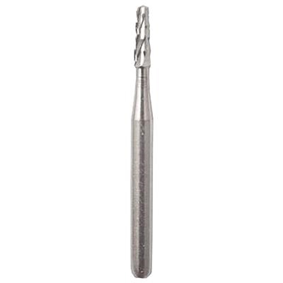 Coltene - Alpen Friction Grip Carbide Burs-Round End Cross Cut Tapered Fissure 10/Pack