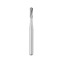 SS White - Straight/Round End Plain Carbide Friction Grip Burs