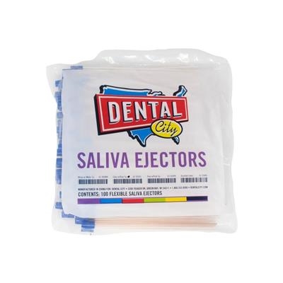 Dental City - Saliva Ejectors Secure Tip 100/Bag