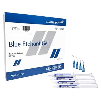 Dentonics - Master-Dent Blue Etch Gel Luer Lock Syringes