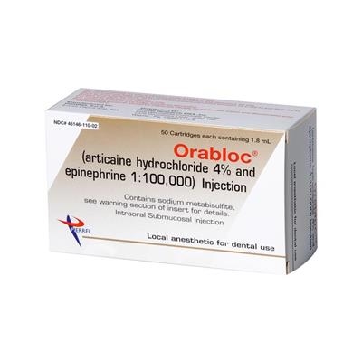 Pierrel - Orabloc 1:100,000 Articaine Injection
