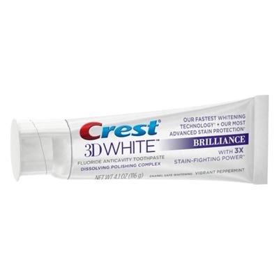 Procter & Gamble - Crest 3D White Brilliance Whitening Toothpaste Full Size
