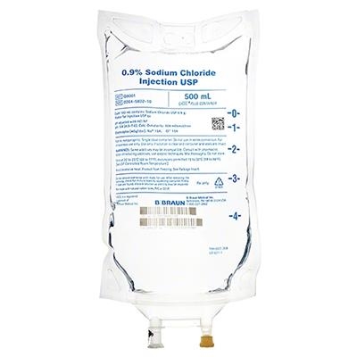 B Braun - Sodium Chloride Injection 0.9% 500mL