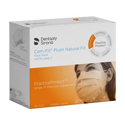 Dentsply Sirona - Com-Fit Plush Natural Fit ASTM Level 2 Earloop Mask