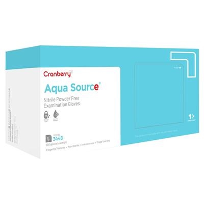 Cranberry - AquaSource Nitrile Powder Free Exam Gloves