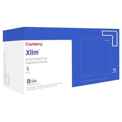 Cranberry - Xlim Neo-Blue Nitrile Exam Gloves