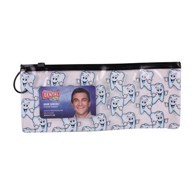 Sherman Specialty - Cute Tooth Scatter Vinyl Pouch