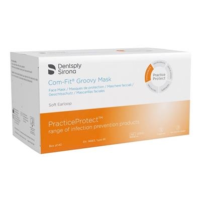 Dentsply Sirona - Com-Fit Groovy ASTM Level 3 Earloop Mask