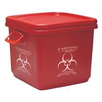WCM Inc - Isolyser SMSm 18 Gallon Red Bag and Sharps Cleanup Mail Back System