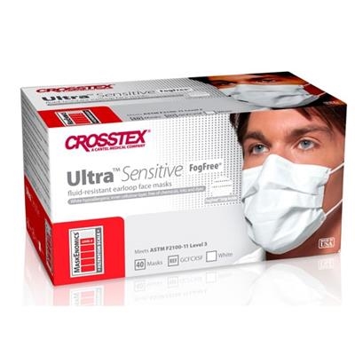 Crosstex - Ultra Sensitive No-Fog ASTM Level 3 Earloop Mask