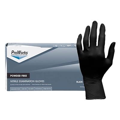 Adenna - ProWorks Black Nitrile Exam Gloves