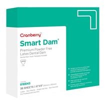Cranberry - SmartDam Latex Unscented Dental Dam