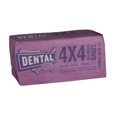 Dental City - 4x4 Non-Woven Gauze 35gm 200/Sleeve