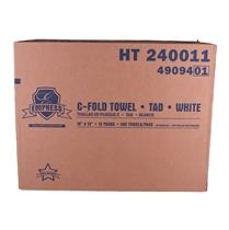 Dental City - White C-Fold Disposable Towels