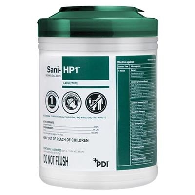 Sani-HP1 Disinfectant Wipes Medium Canister 275/Cn thumbnail 6