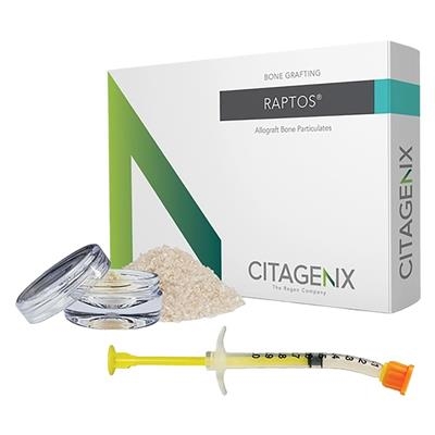 Citagenix - Raptos Demin/Min Cortical Allograft Particulate Syringes