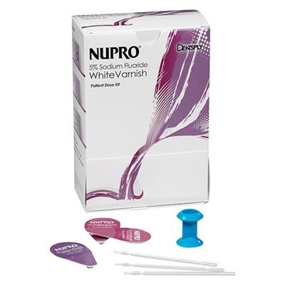 Dentsply Sirona - Nupro 5% Sodium Fluoride White Varnish 50/Box