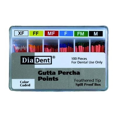 DiaDent - Gutta Percha Feathered Tip