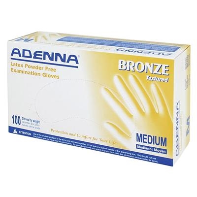 Adenna - Bronze Powder Free Latex Exam Glove