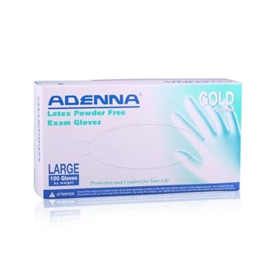 Adenna - Gold Powder Free Latex Exam Gloves