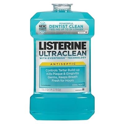 J&J Oral Health Products - Listerine Ultraclean 1.5 Liter 6/Cs