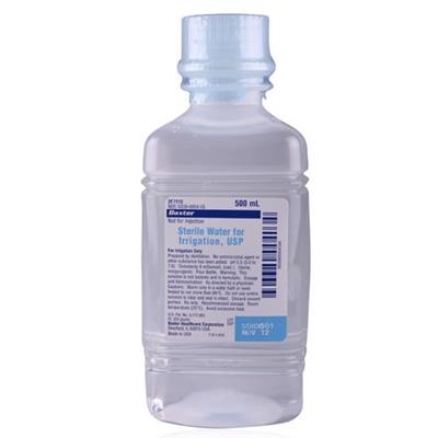 Baxter - Sterile Water for Irrigation 500mL Bottle