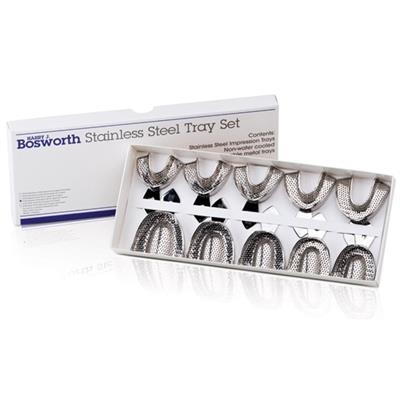 Keystone Industries - Stainless Steel Impression Tray Sets of 10