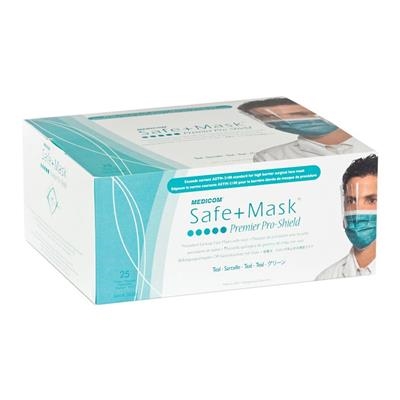 Medicom - Safe+Mask Pro Shield W/ Visor ASTM Level 3 Mask