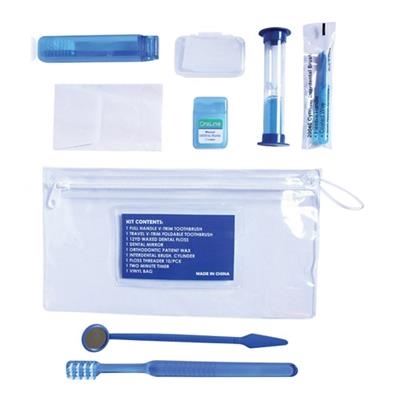 Oraline - Orthodontic kit, 8 pieces, zipper bag 36/Kits