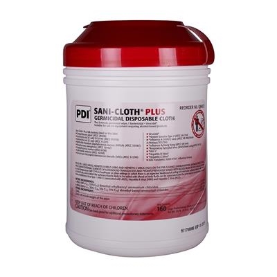 Pdi - Sani-Cloth Plus Large 160/Jar Surface Wipes