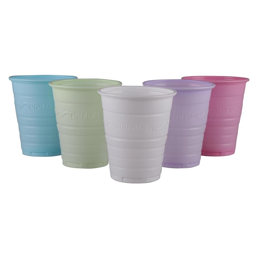 Dental Plastic Disposable 5oz Drinking Cup BLUE