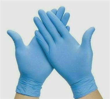 Disposable SynGuard Nitrile Exam Gloves 10 Boxes/Case Medical Grade Latex Free 100/Box Blue Protein Free Powder Free 