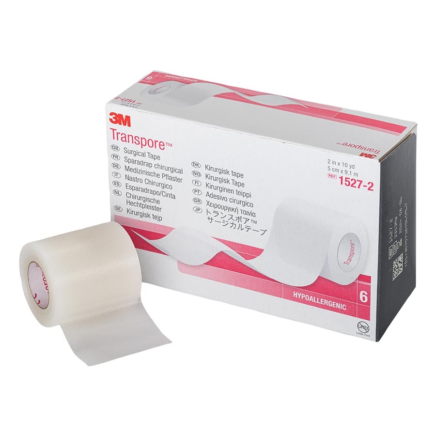 3M Transpore Surgical Tape - 1/2 x 10 yds