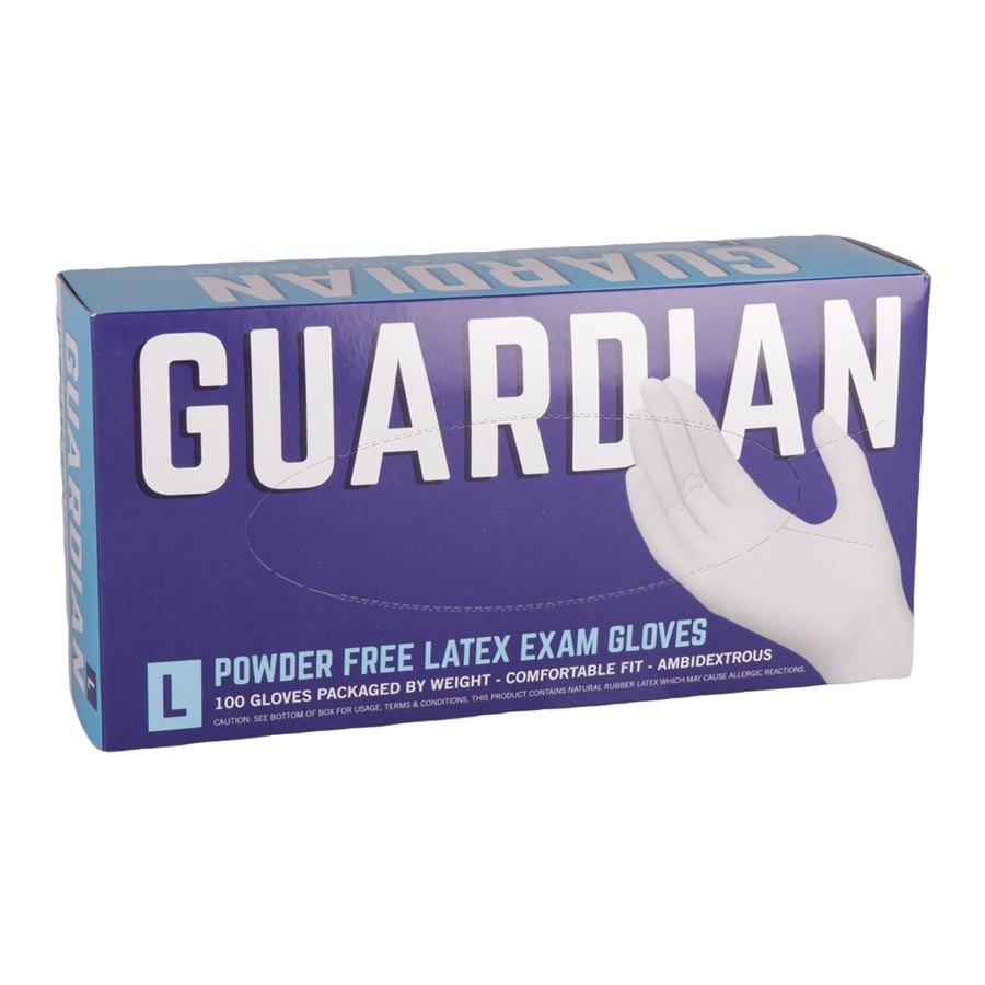 Dental City Guardian Powder Free Latex Exam Gloves