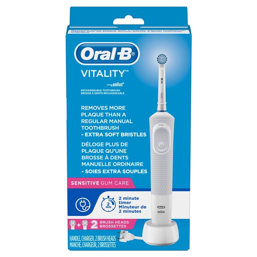 Hearing impaired combination Abuse Oral-B - Oral-B Vitality Sensitive Clean Power Toothbrush