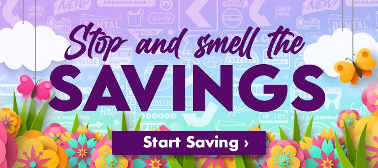 Stop and smell the Savings! Up to 63% Off!