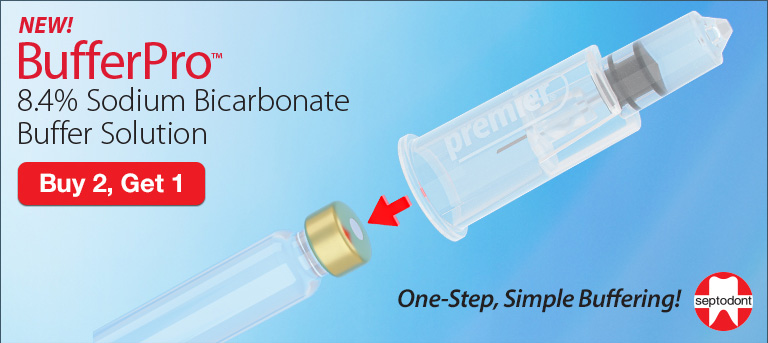 Buy 2 Get 1 Free. Septodont BufferPro
