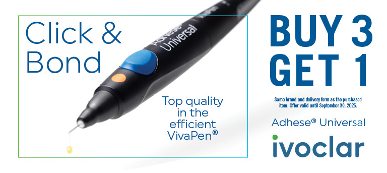 Click and Bond Ivoclar Adhese Universal Buy 3 Get 1 Free