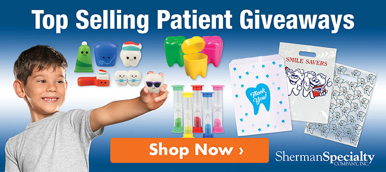 Sherman Specialty Top Selling Patient Giveaways Shop Now