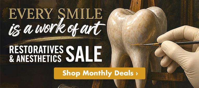 Every Smile is a work of art! Restoratives and Anesthetics Sale!