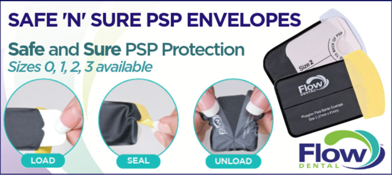 Flow Dental Safe N Sure PSP Envelopes