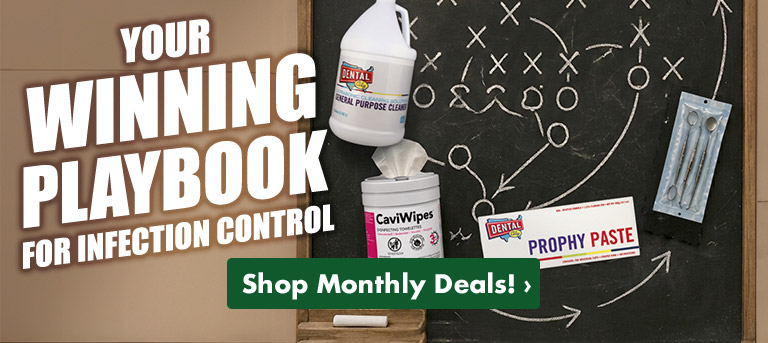 Your winning playbook for Infection Control up to 68% off! September Monthly Specials