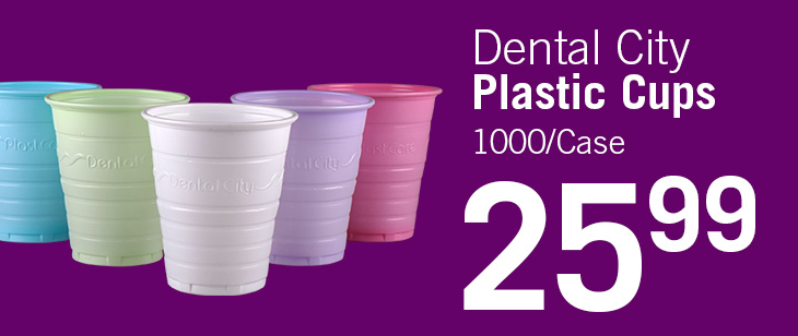 $25.99 Dental City Plastic Cups 1000/Case