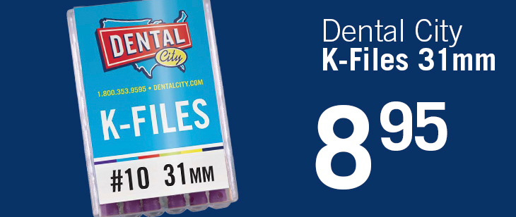Dental City K Files 31mm $8.95