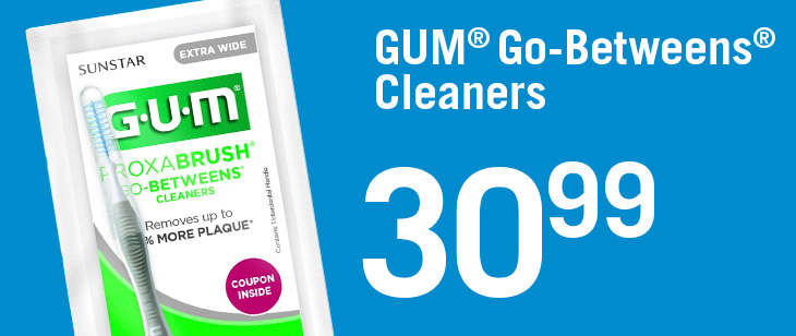 $30.99 GUM Go-Bewtweens Cleaners 36/Box 